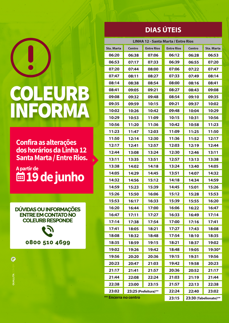 Coleurb | Transporte Urbano em Passo Fundo - Notícias